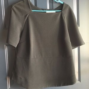 Loft peplum style top